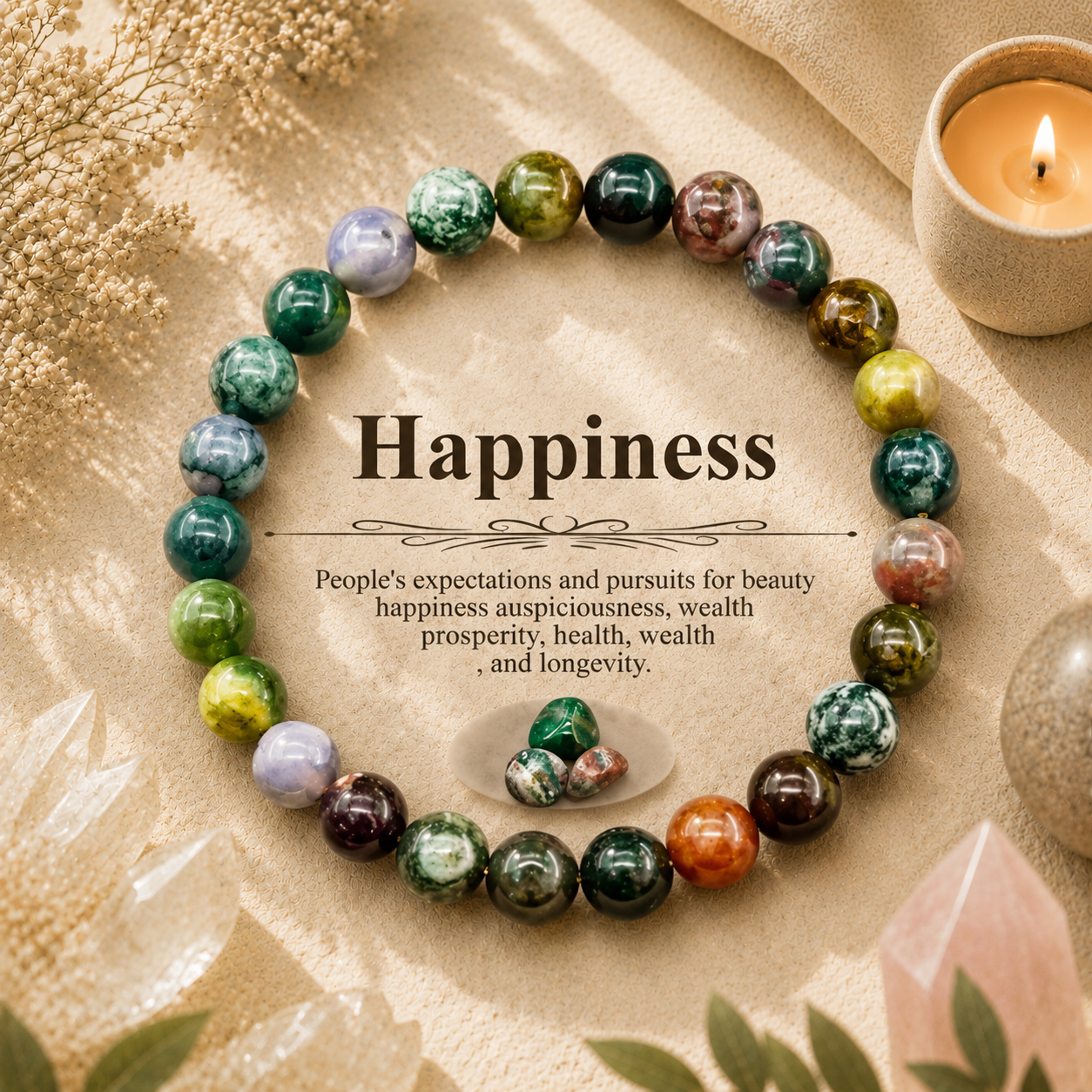 Garden of Happiness Crystal Bracelet