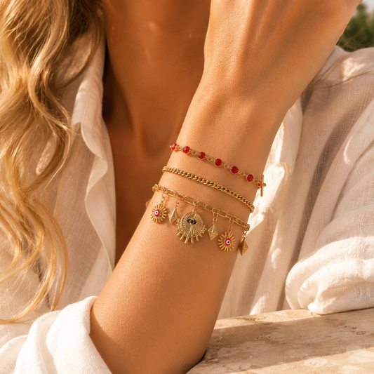 Vintage Celestial Eye Bracelet