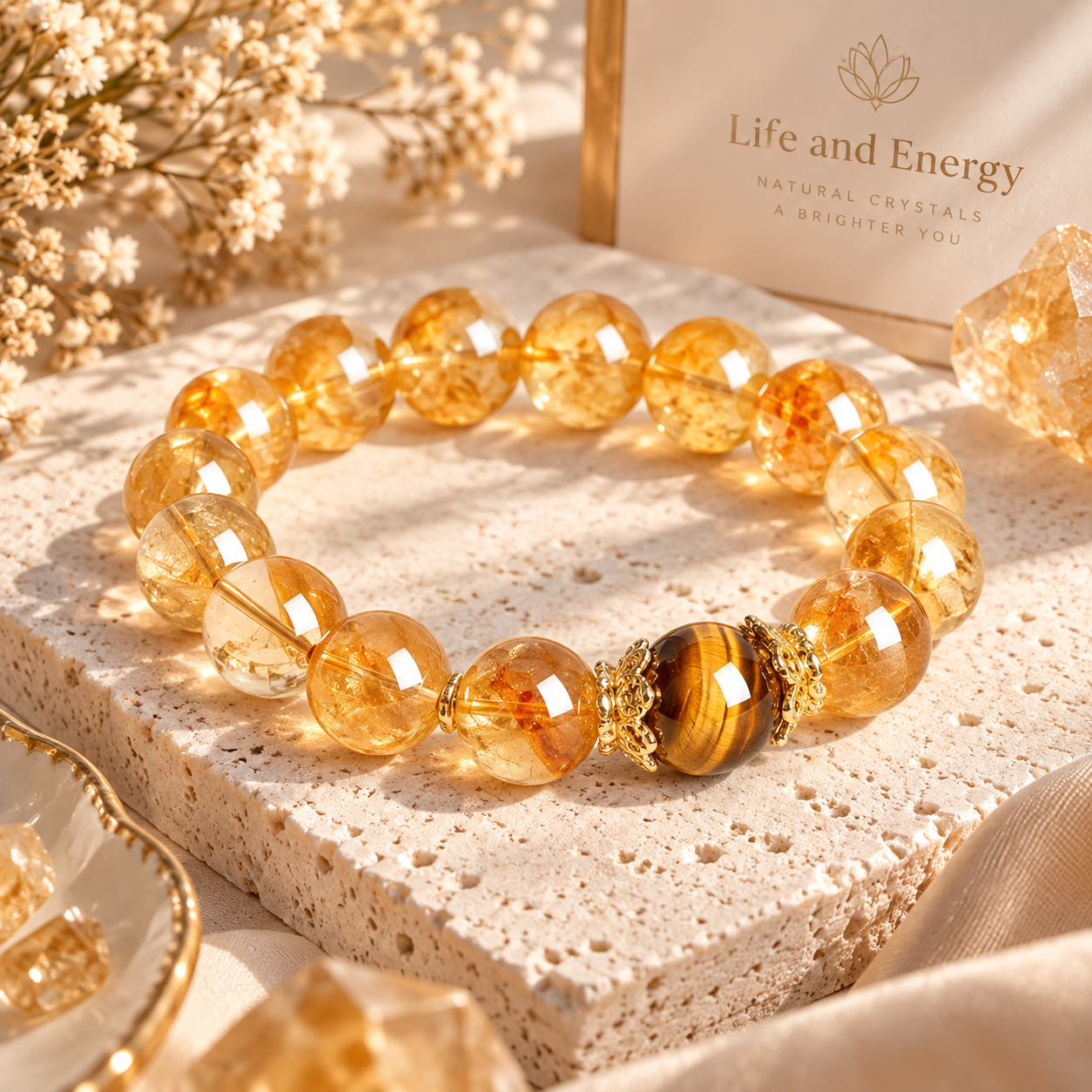Golden Horizon Crystal Bracelet