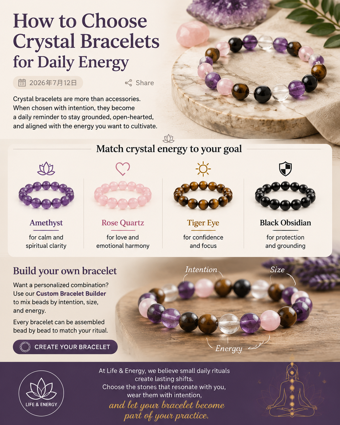 How to Choose Crystal Bracelets for Daily Energy