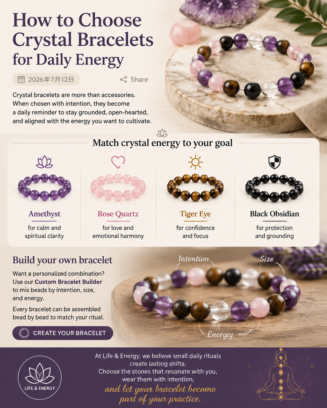 How to Choose Crystal Bracelets for Daily Energy