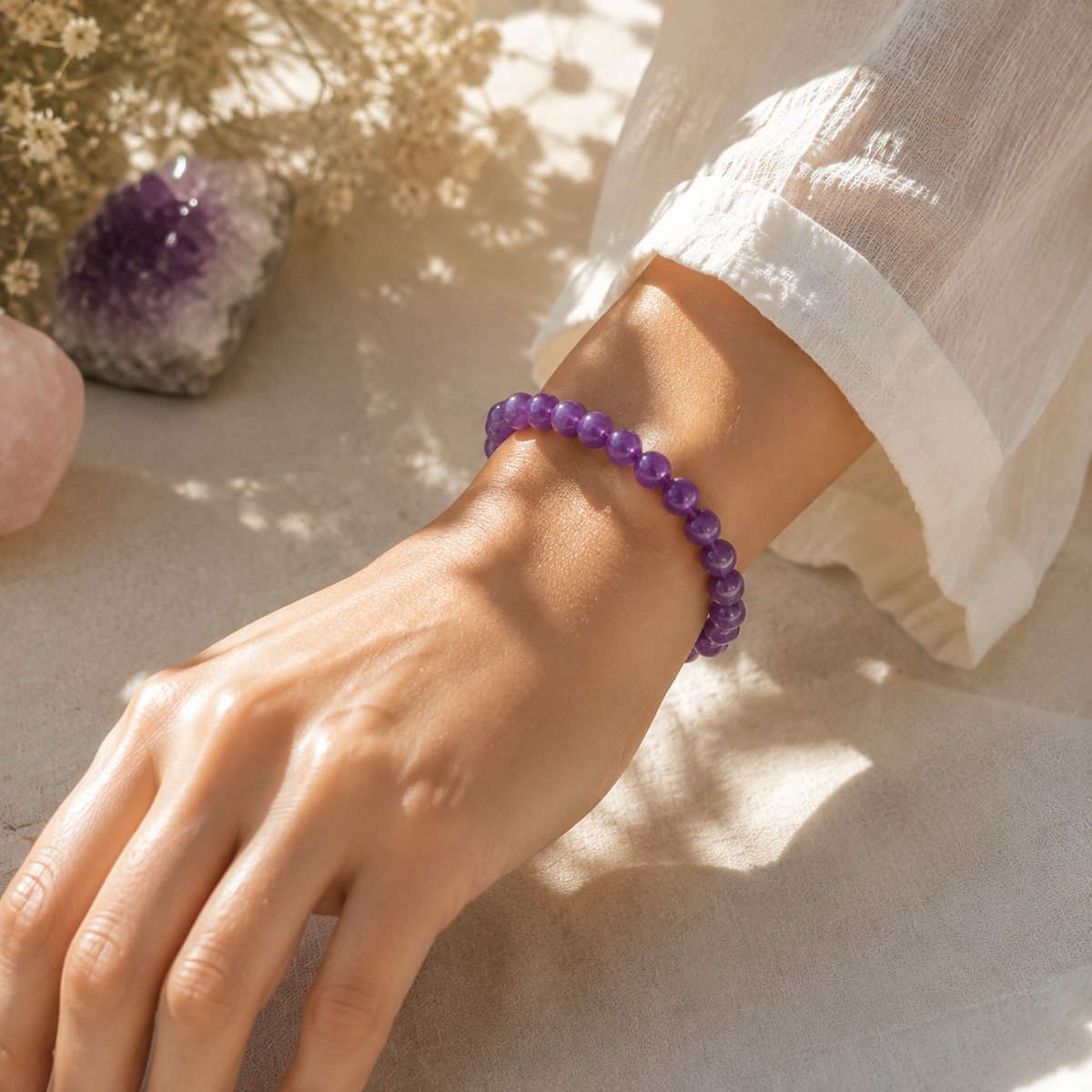 Moonlight Amethyst Bracelet