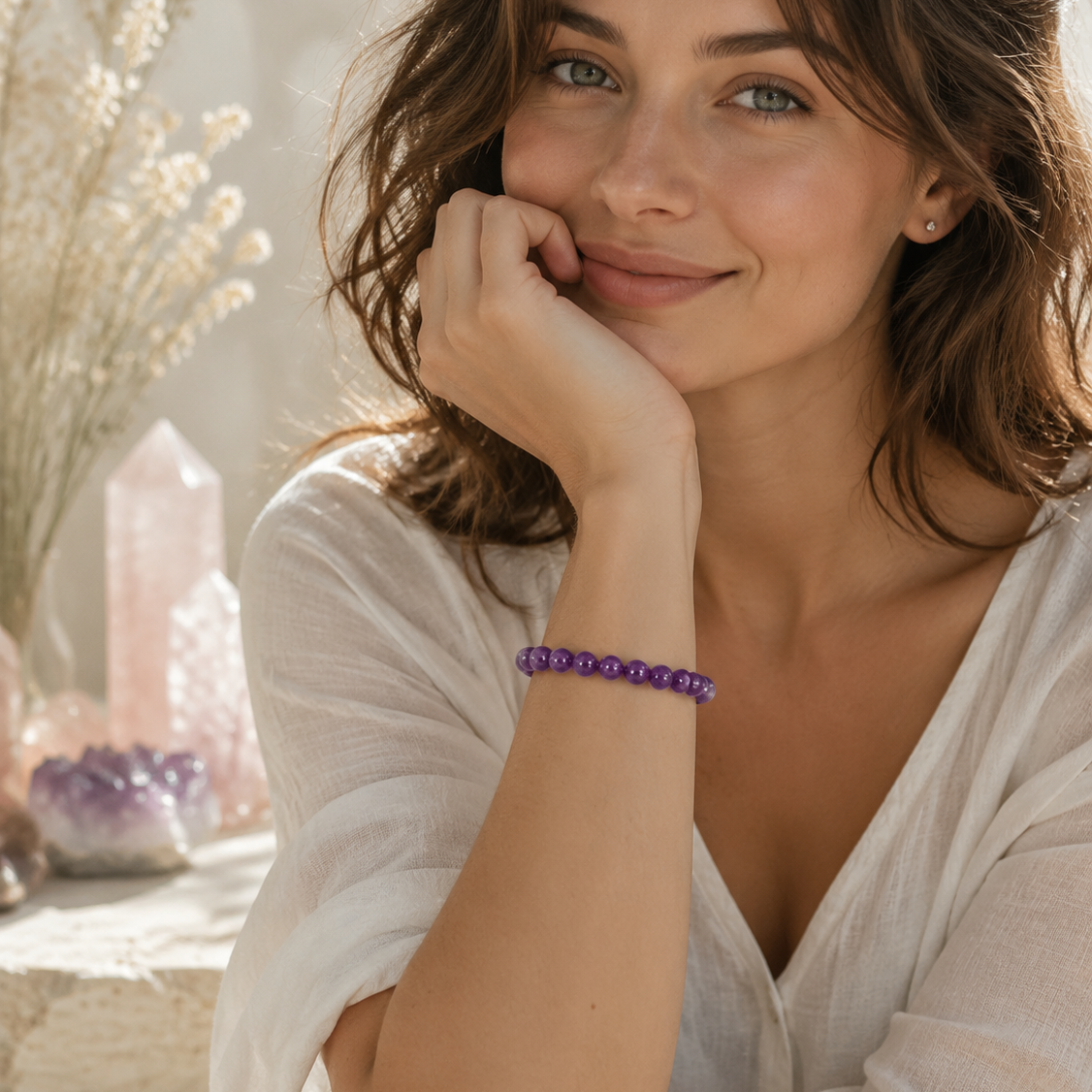 Moonlight Amethyst Bracelet