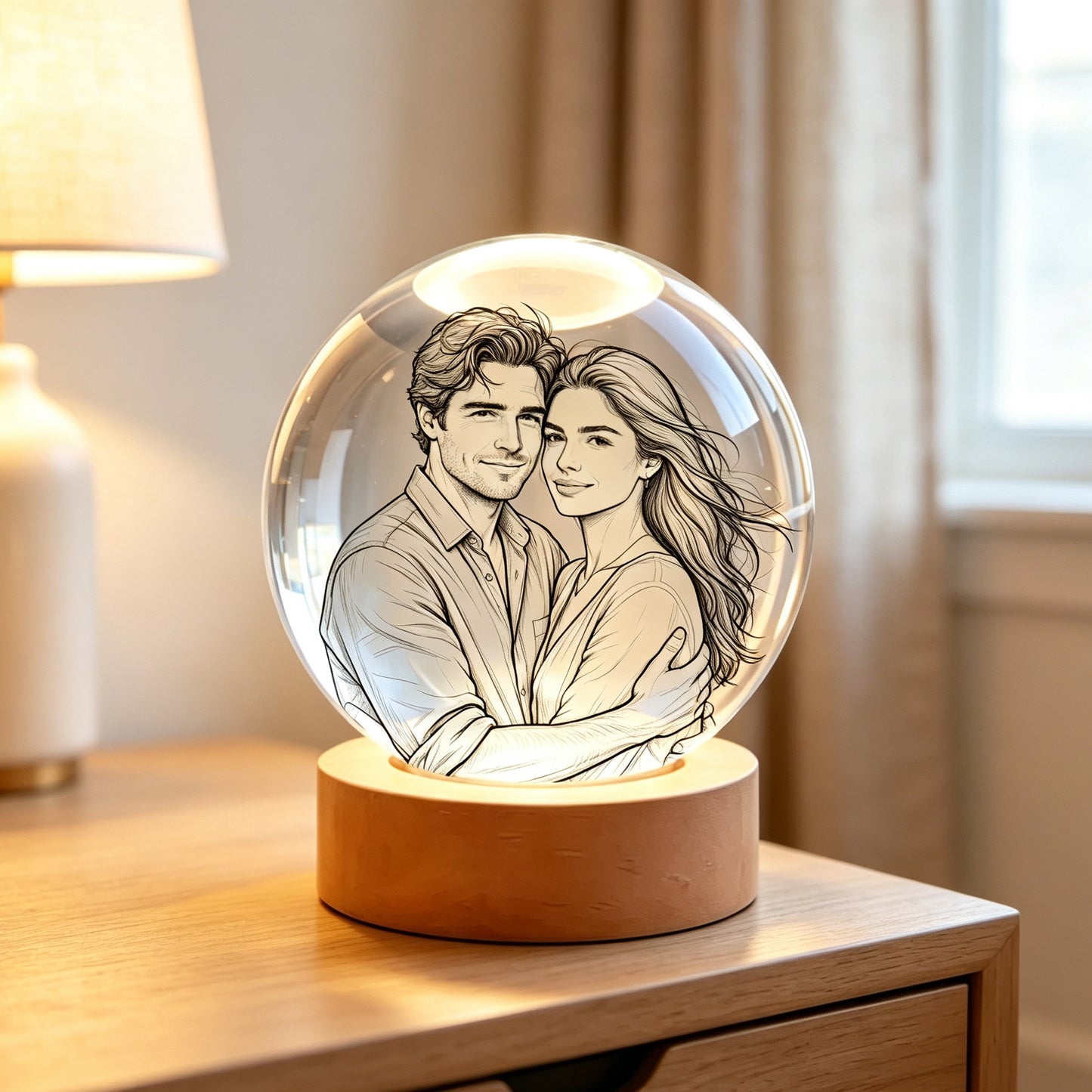 Custom Photo Crystal Ball