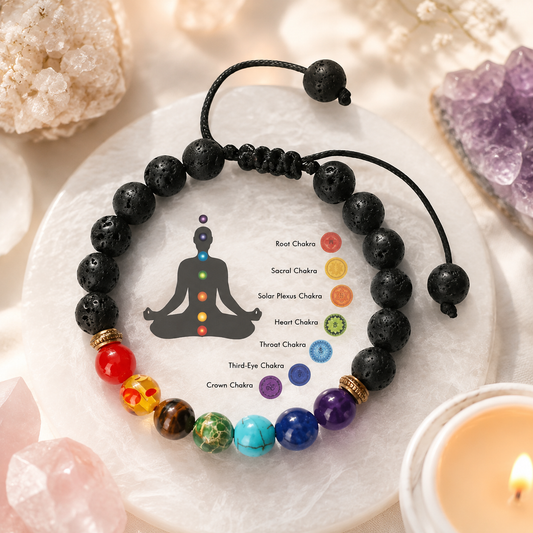 Seven Chakra Energy Protection Bracelet