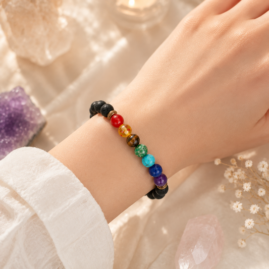 Seven Chakra Energy Protection Bracelet