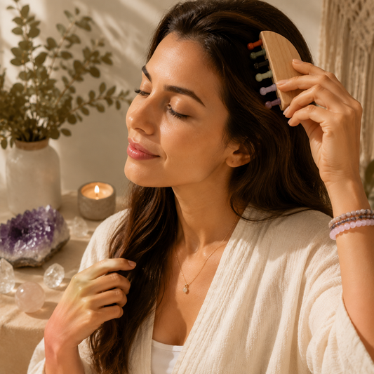 Luna Crystal Healing Comb