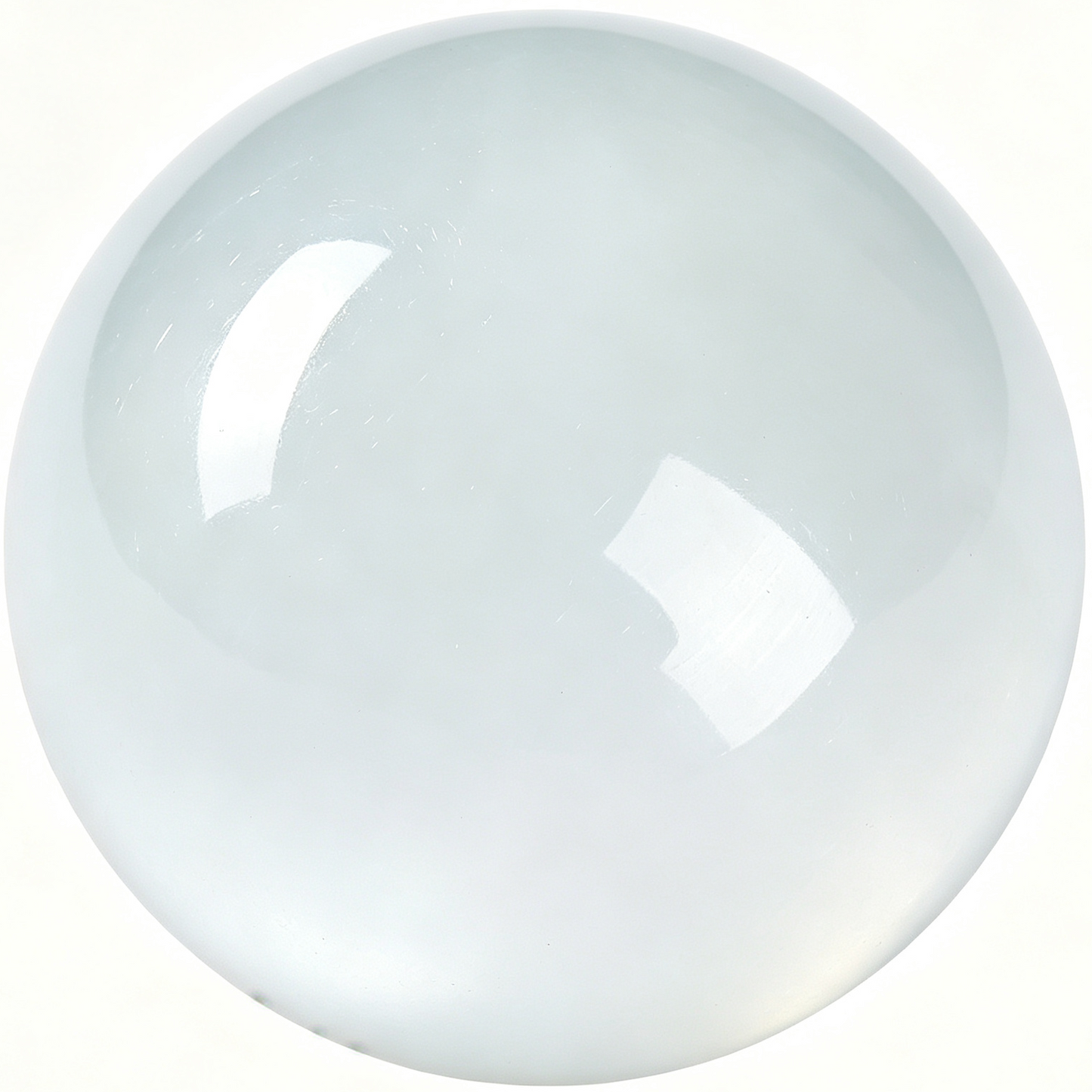 White Cat's Eye Round Beads