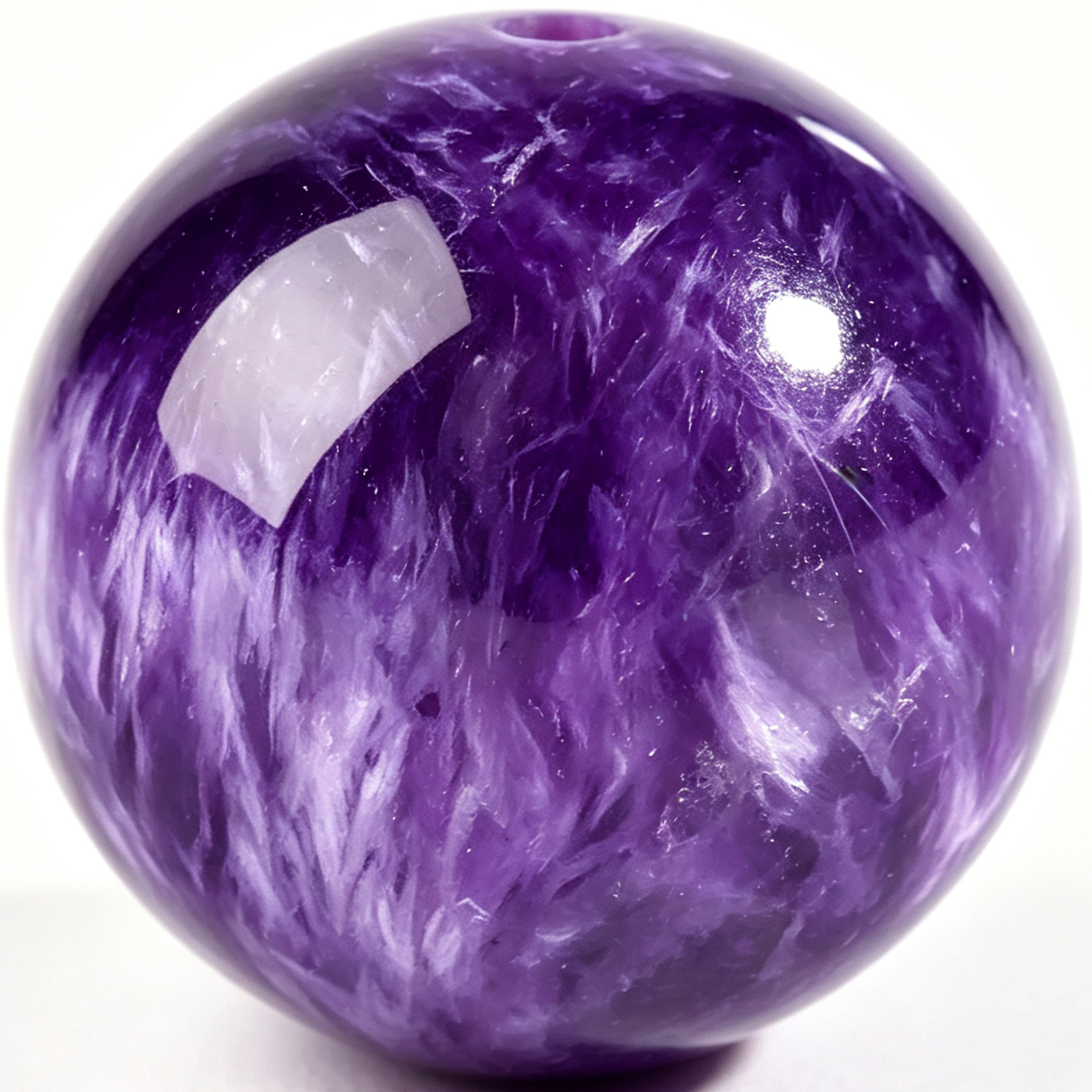 Charoite Round Beads