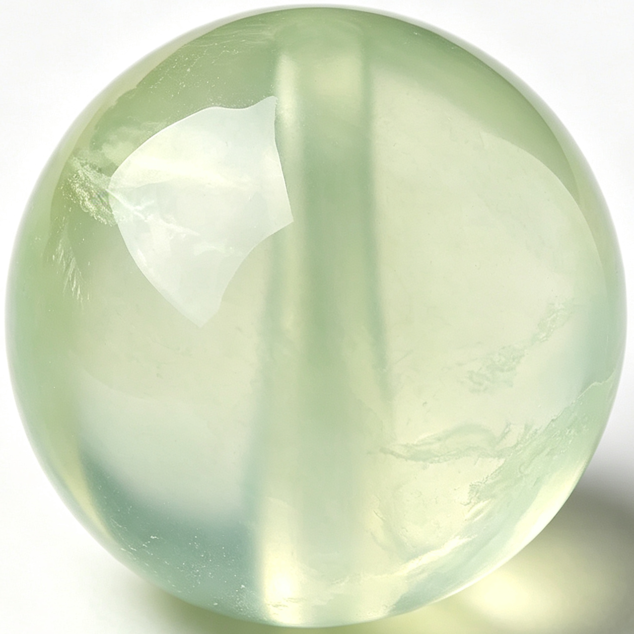 Ice Prehnite Gemstone Beads