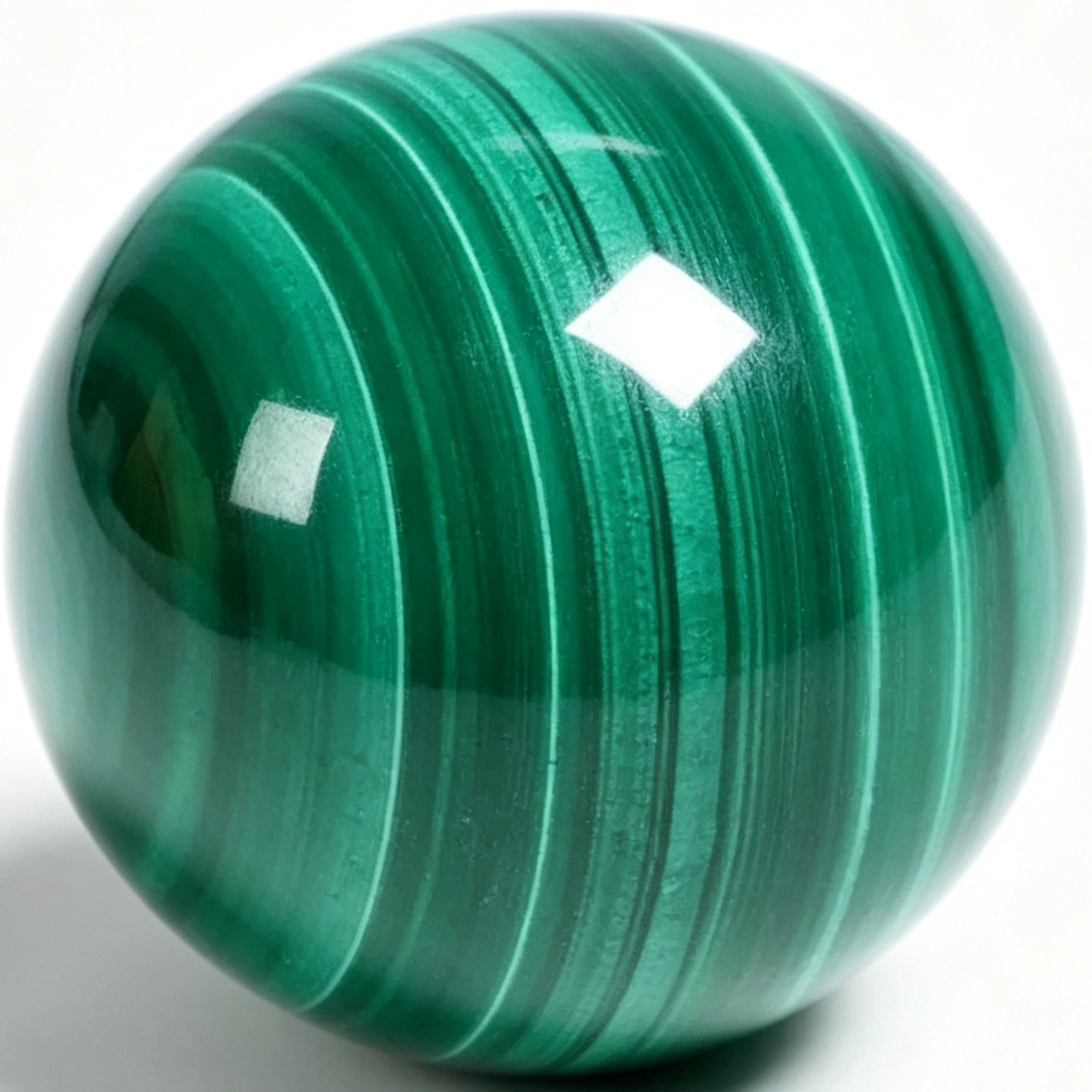 Malachite Round Beads