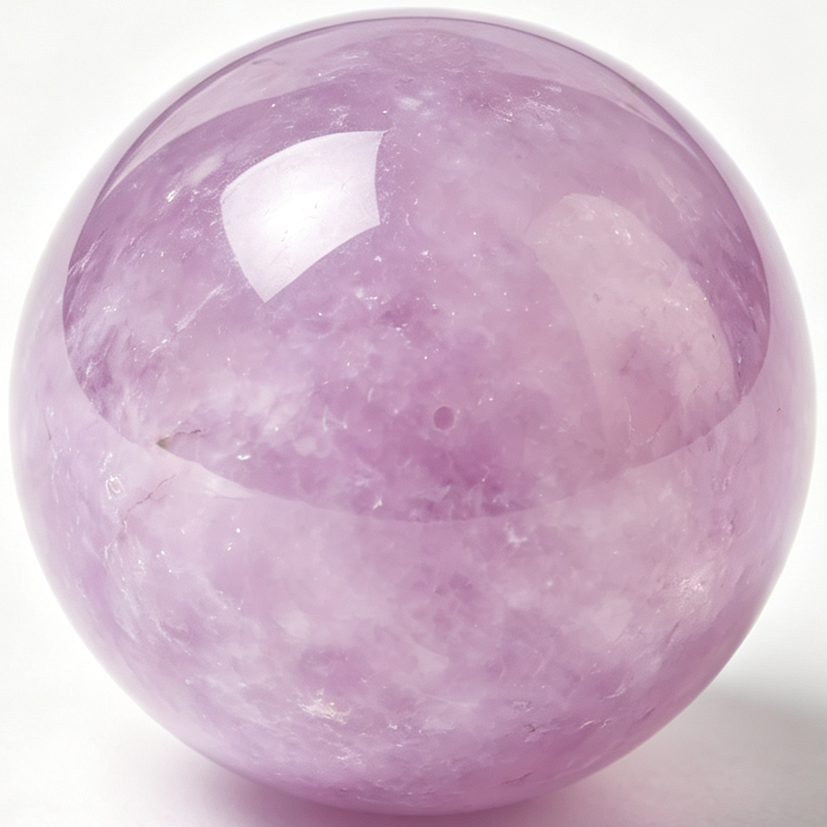 Starry Purple Round Beads