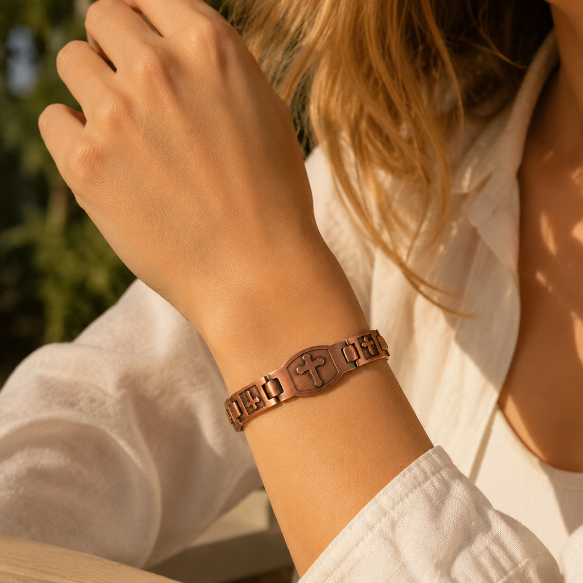 Guardian Cross Bracelet