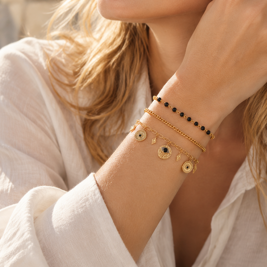 Vintage Celestial Eye Bracelet