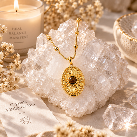 Solar Path Tiger’s Eye Necklace