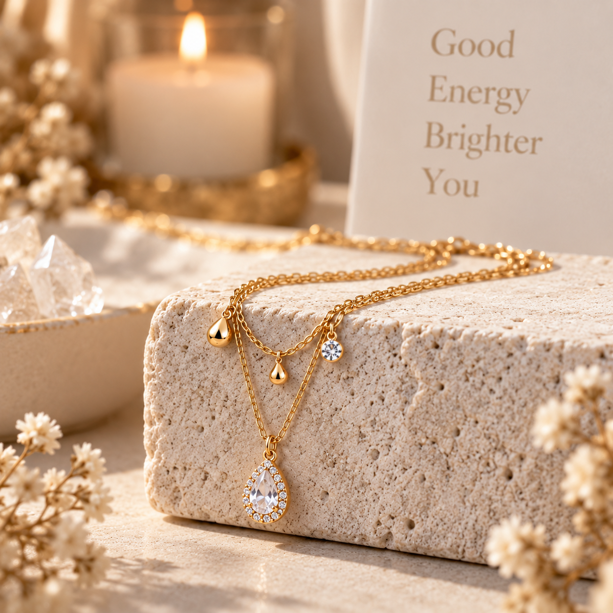 Drops of Light Necklace