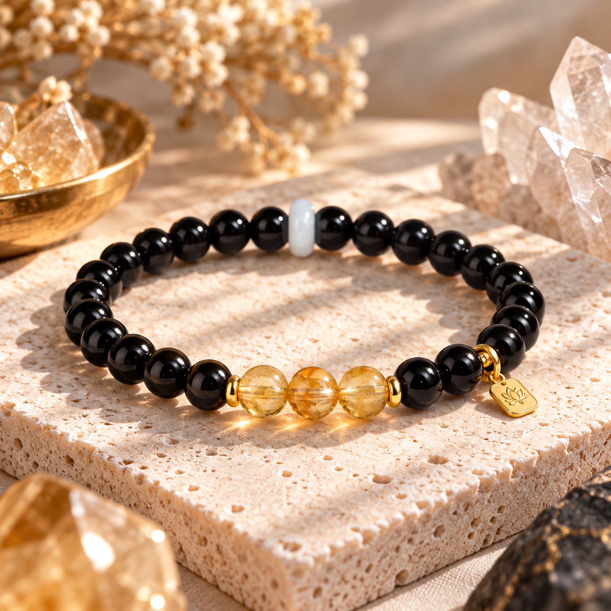 Golden Crystal Bracelet