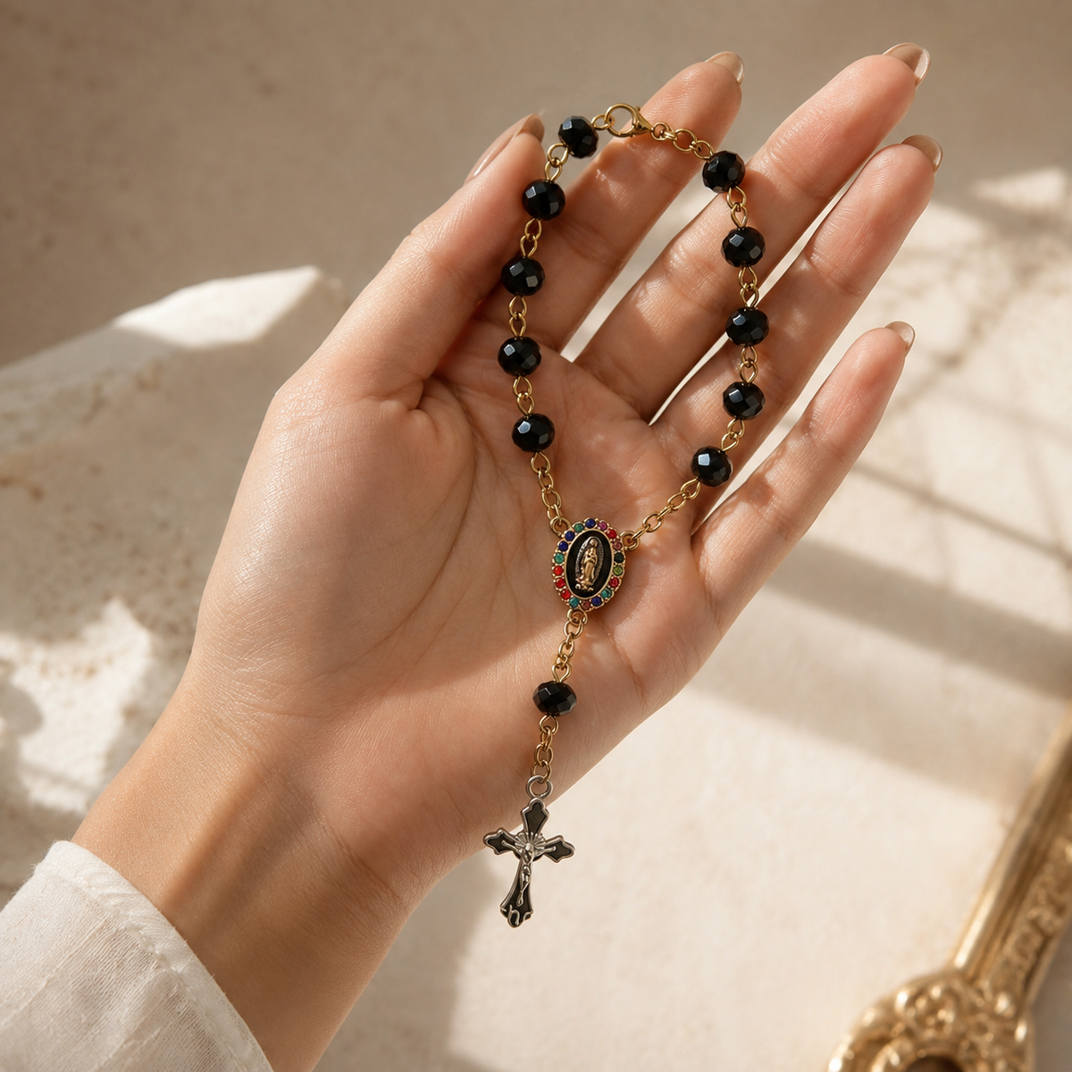 Sacred Luster Crystal Charm
