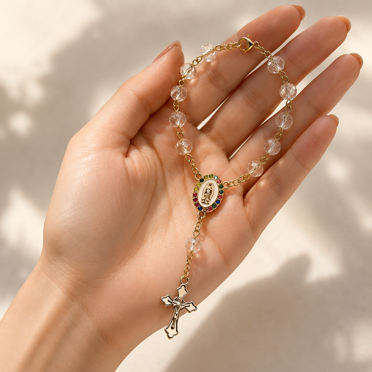 Sacred Luster Crystal Charm