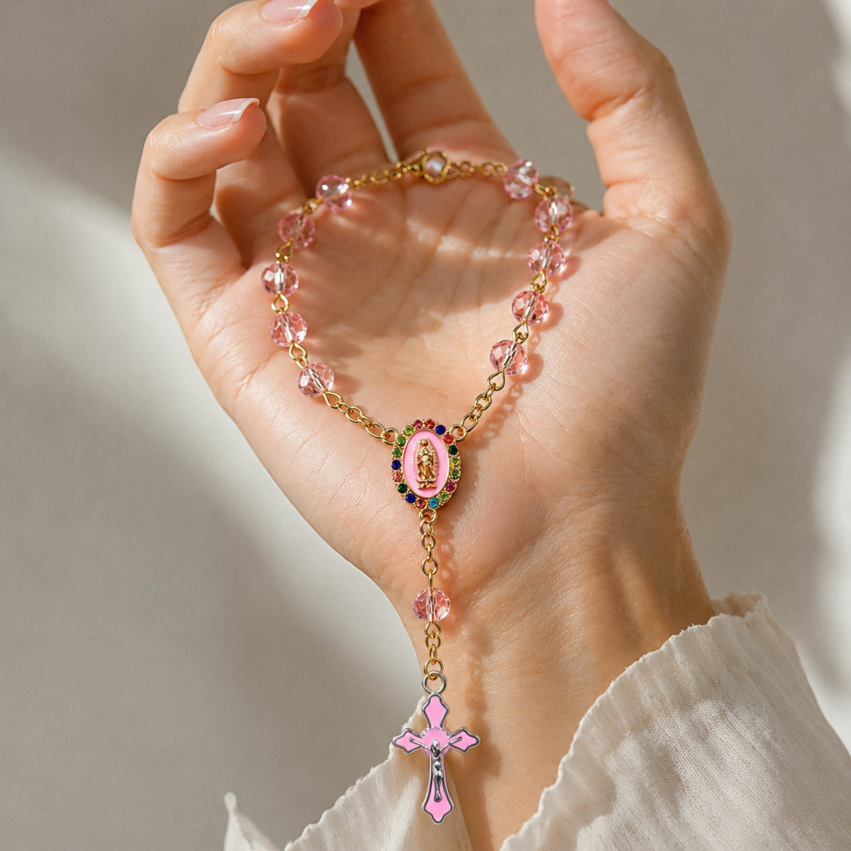 Sacred Luster Crystal Charm