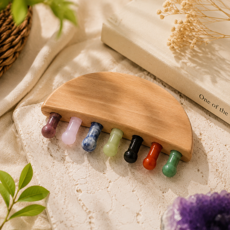 Luna Crystal Healing Comb