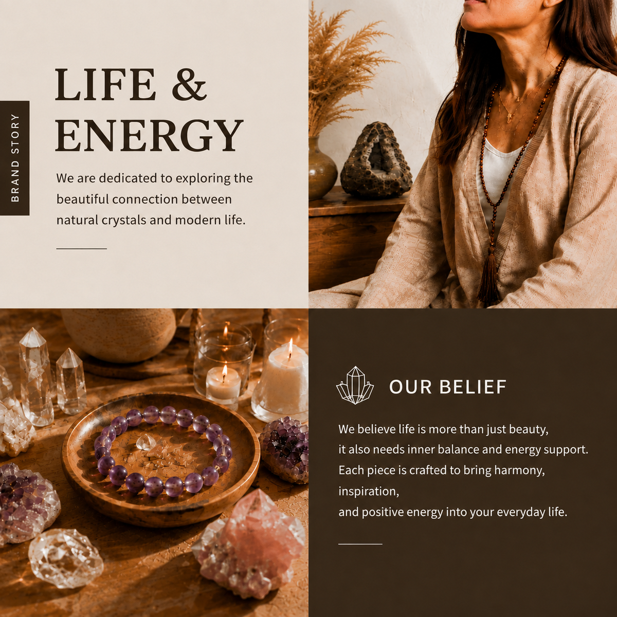 LIFE & ENERGY Brand Story mobile